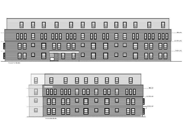 An artist's impression of how a new floor with 17 flats would be added to Dover Court.