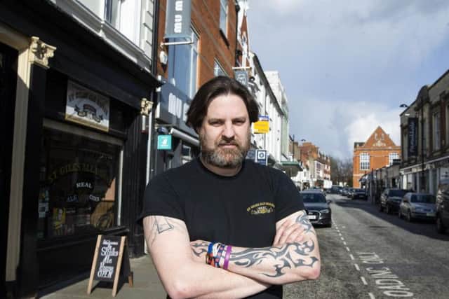 Landlord of St Giles Ale House, Terry Steers.