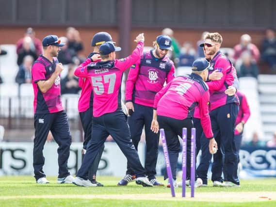 The Steelbacks had some reasons to celebrate but they were eventually beaten by Worcestershire