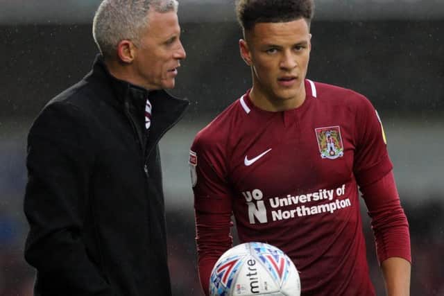 Keith Curle and Shaun McWilliams