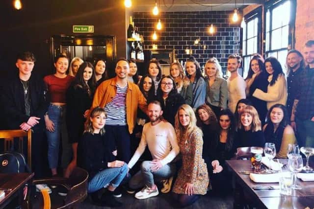 The Seckingtons team pictured celebrating their tenth anniversary at the Old House.