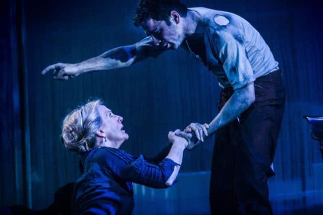 Penny Downie as Helen Alving and Pierro Niel-Mee as Osvald Alving. Picture: Sheila Burnett