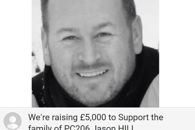 The fundraising page in memory of PC Hill has already raised more than £5,000. NNL-190105-095153005