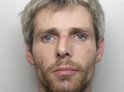 Peter Stearns, 36, has been sentenced to more than seven years behind bars.