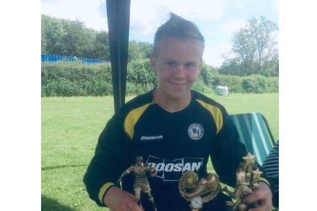 Tyler has pledged to skydive next month to raise money for Alfie Bear's Journey.