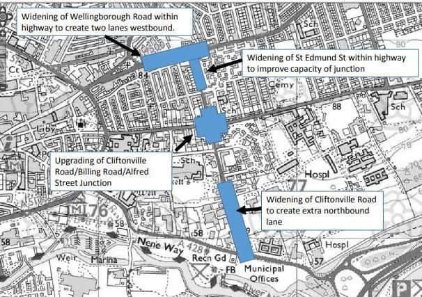 The Cliftonville Road scheme has three separate parts