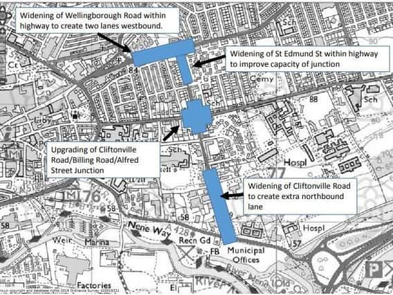 The Cliftonville Road scheme has three separate parts
