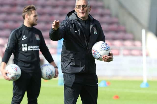 Cobblers boss Keith Curle