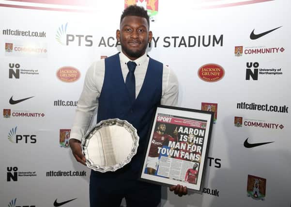 Aaron Pierre has been named the Cobblers player of the year (Picture: Pete Norton)