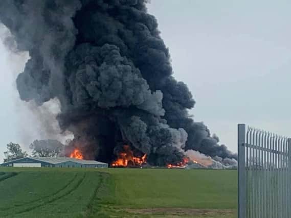 Sywell fire (submitted picture)