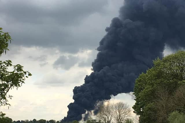 Sywell fire (submitted picture)