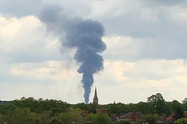 Sywell fire (submitted picture)