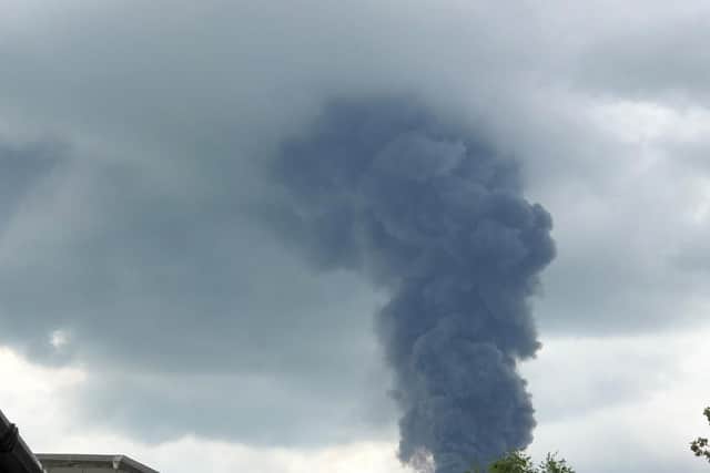 Sywell fire (submitted picture)