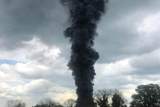 Sywell fire (submitted picture)