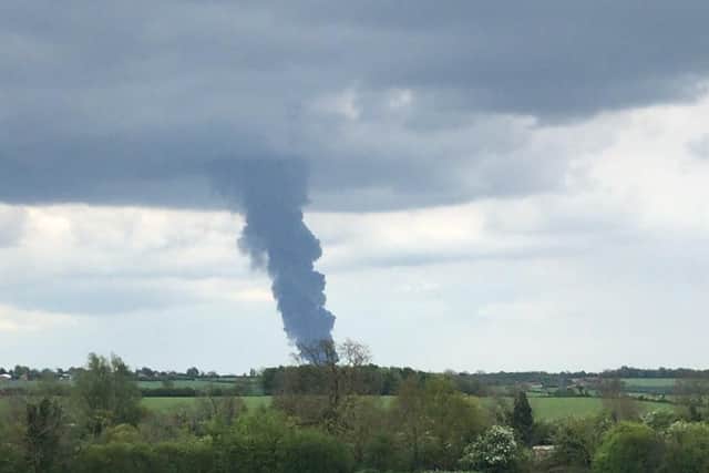 Sywell fire (submitted picture)
