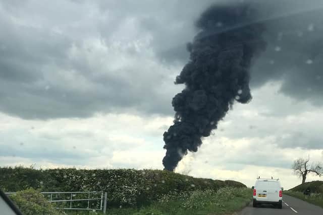 Sywell fire (submitted picture)