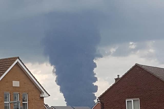 Sywell fire (submitted picture)