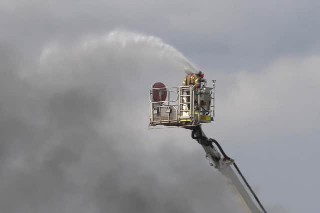 Sywell fire. Pictures by Jensen Houghton.