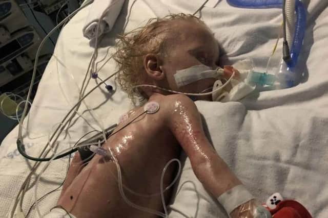 Three-year-old Ben Tew would have had to wait months for a specialist buggy - but a children's charity stepped in to help out within days.