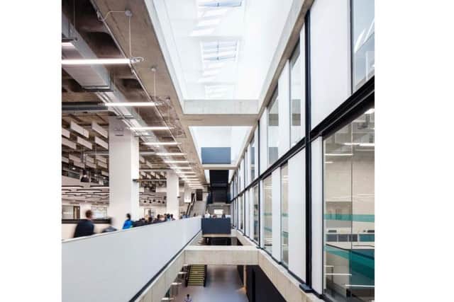 Judges praised how newly built lightwells cut the gloom of what was once a former sorting office.