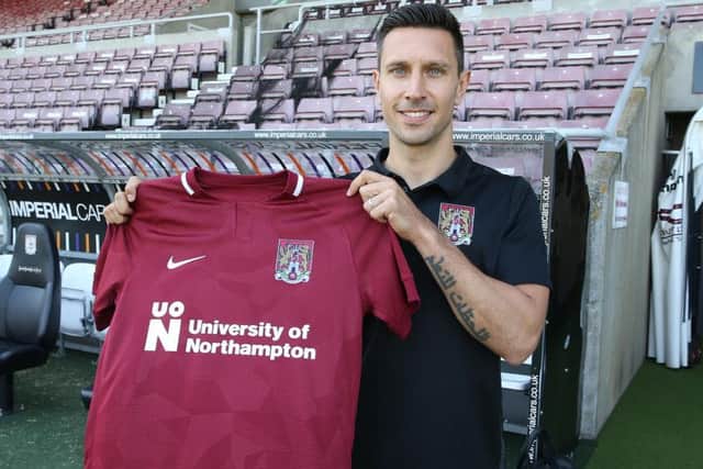 Joe Martin has signed for the Cobblers on a two-year deal (Picture: Pete Norton)