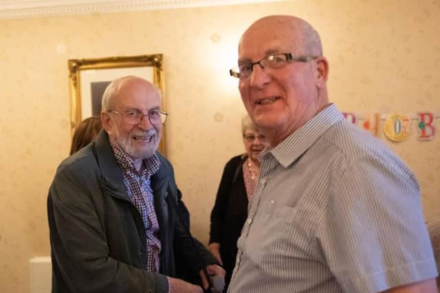 Connie's sons Lionel, 82, and Bruce, 79. Pictures by Louise Smith.
