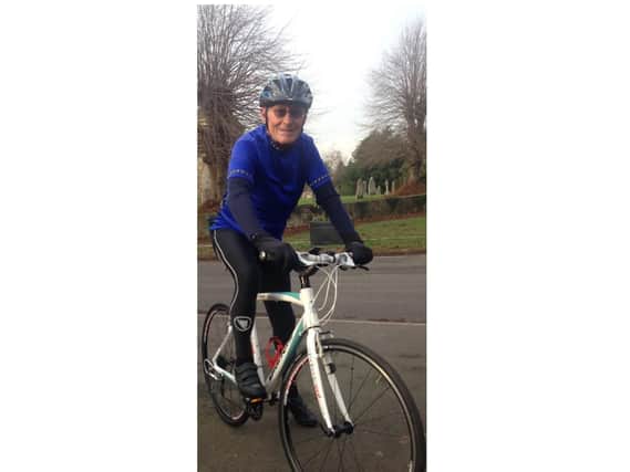 Great-grandad Stuart Hanson will embark on a 200-mile journey to Exeter on his bike tomorrow.