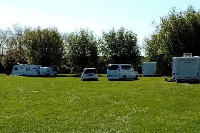 Councillor Matt Golby assured residents the caravans would be moved on by this morning (May 14).