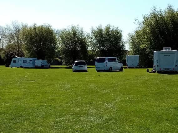 Councillor Matt Golby assured residents the caravans would be moved on by this morning (May 14).