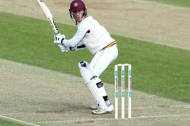 Luke Wood starred with the bat for Northants