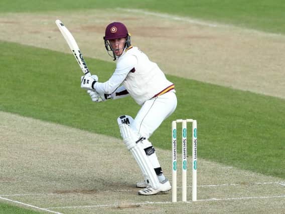 Luke Wood starred with the bat for Northants