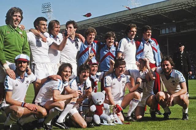 Joe Martin's father, Alvin (back row, fourth from left) was part of the West Ham United side that won the FA Cup in 1980, beating Arsenal 1-0 at Wembley