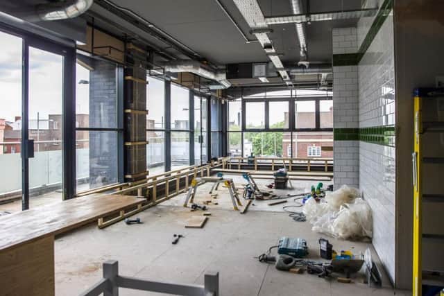 The 13,000 sq ft studio will play host to Soo Green - a vegetarian-friendly cafe offering healthy foods.