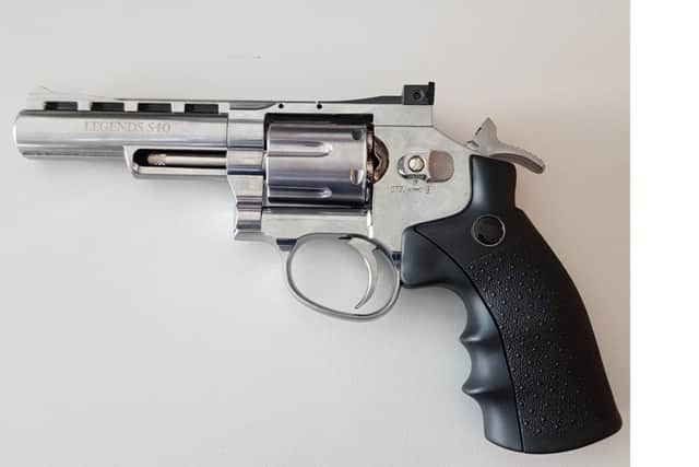 A destruction order has been made for the imitation gun