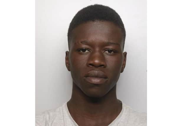 The 17-year-old was handed a 10-year-old sentence and was told he was a danger to the public.