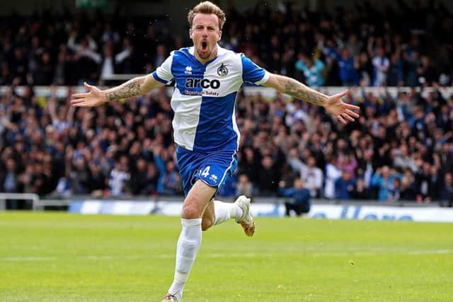 Chris Lines was a big favourite with the fans at Bristol Rovers