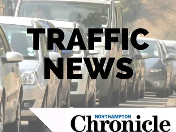 Major delays are being felt on the M1 in Northamptonshire.