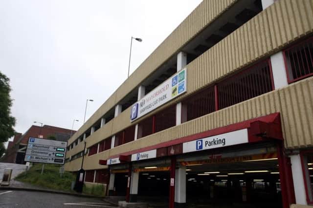 An attempted robbery took place in the Mayorhold Car Park.