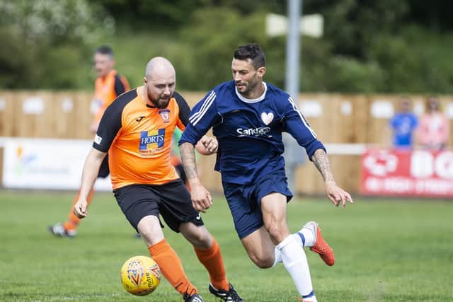 The game ended 2-2 with goals from Marc and Andrew on the 'special 11' and John and Luke for SANDS. Pictures taken by Kirsty Edmonds.