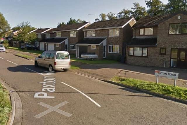 The incident happened in Paxton Road, police today confirmed. Picture: Google.