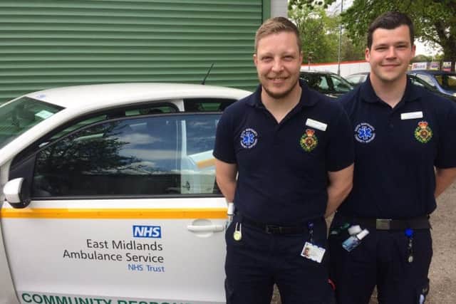 David Smith and Conor McClelland from the South Northants Community Responders team took the Chronicle and Echo on patrol.