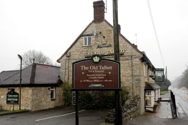 The Old Talbot in Potterspury where the attack took place