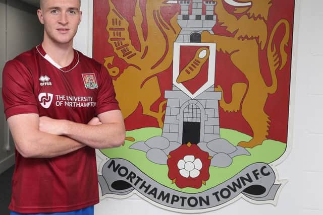 Ryan Watson, pictured when he signed for the Cobblers on loan back in 2015 (Picture: Pete Norton)