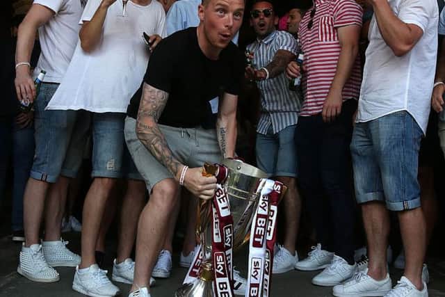 Nicky Adams was part of the Cobblers team that won league two in 2016