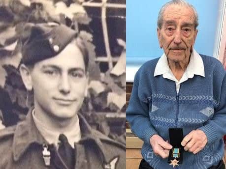 It took 75 for WO George Verden to be awarded his Ar Crew Europe Star for his service in WWII.