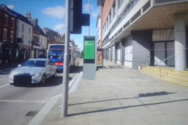 The internet phone would be installed outside Sol Central.