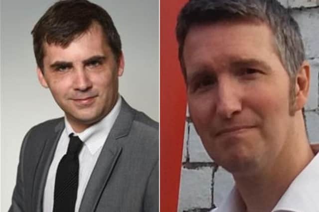 Samuel Kilby-Shaw (left) and Paul Joyce were excused from the meeting