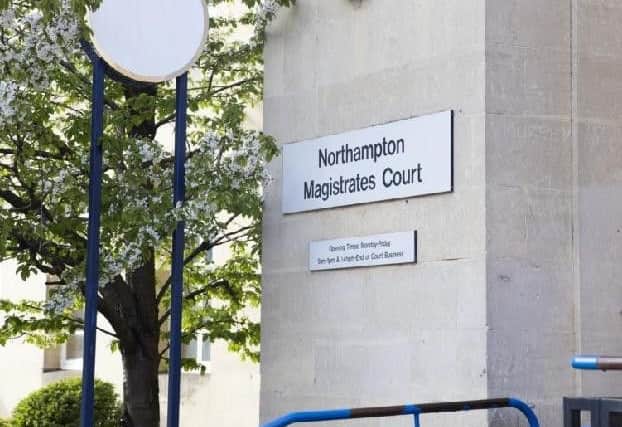 The three men appeared at Northampton Magistrates Court today (Friday)