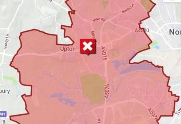 Anglian Water has said the problem will be fixed by 6pm this evening but it is a difficult job.
