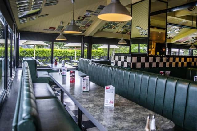 The booth dining area will still remain at Buddies Acre Lane...